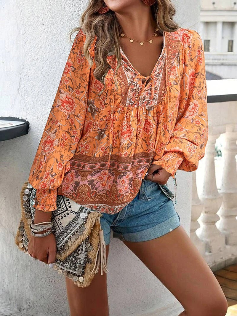 Lina | Elegante Bohemian Blouse