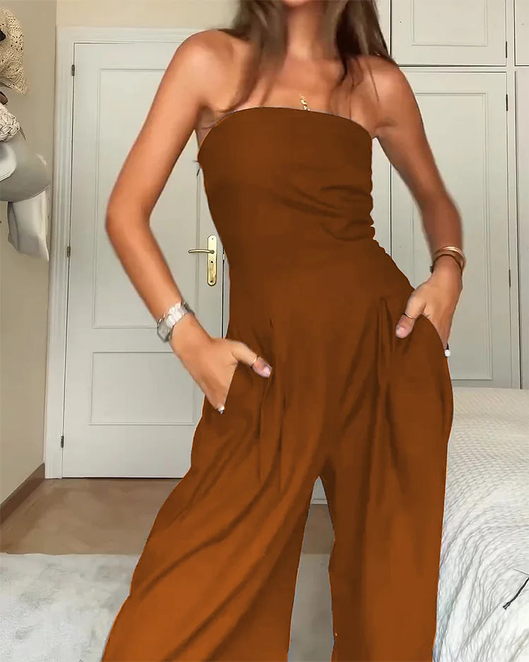 Aurélie™ | Elegante Off-Shoulder Jumpsuit