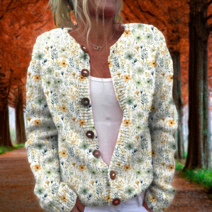 Lowri™ – Vest met bloemenprint