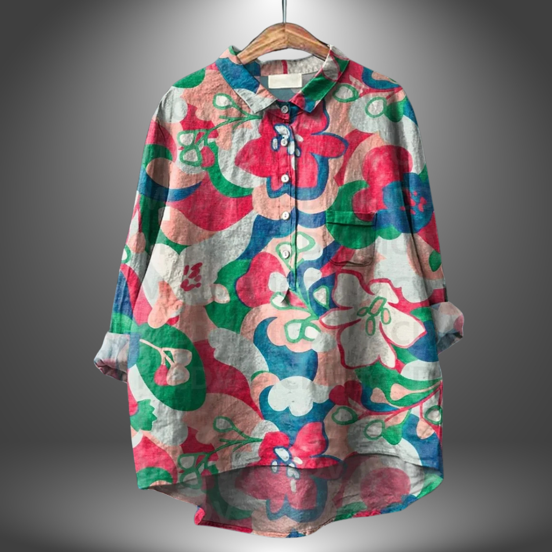 Laluna® Klassieke Bloemenblouses