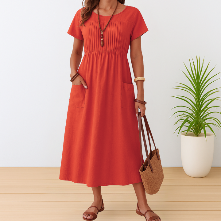 Julia | Elegante Jurk met Handige Zakken