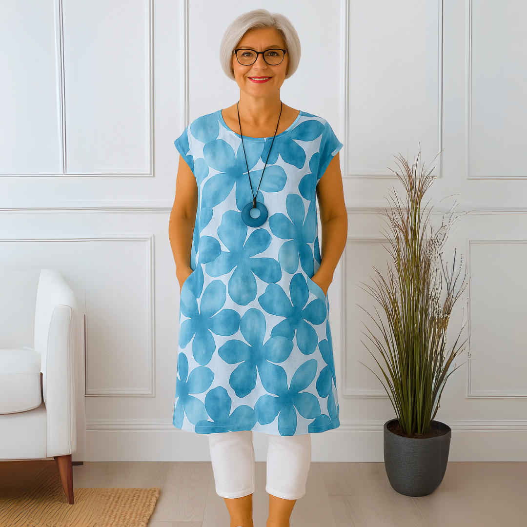 Luna | Elegante Ronde Hals Jurk