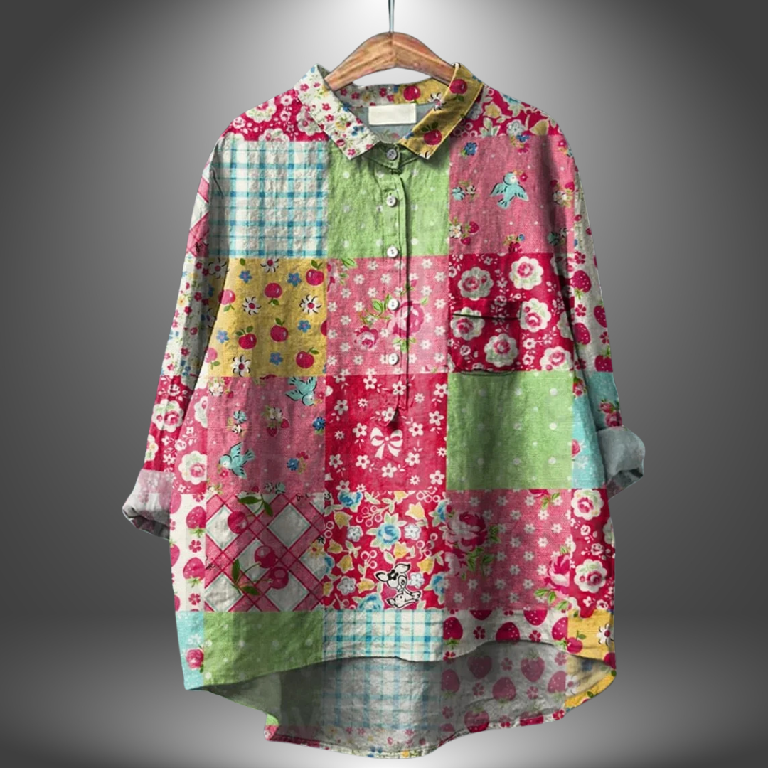 Laluna® Klassieke Bloemenblouses