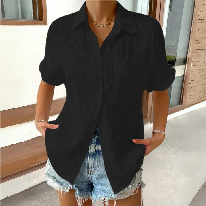 Evelien | Chique blouse met klassieke kraag