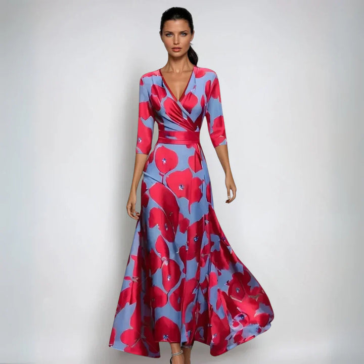 Emily™ | Stylish Floral Wrap Dress
