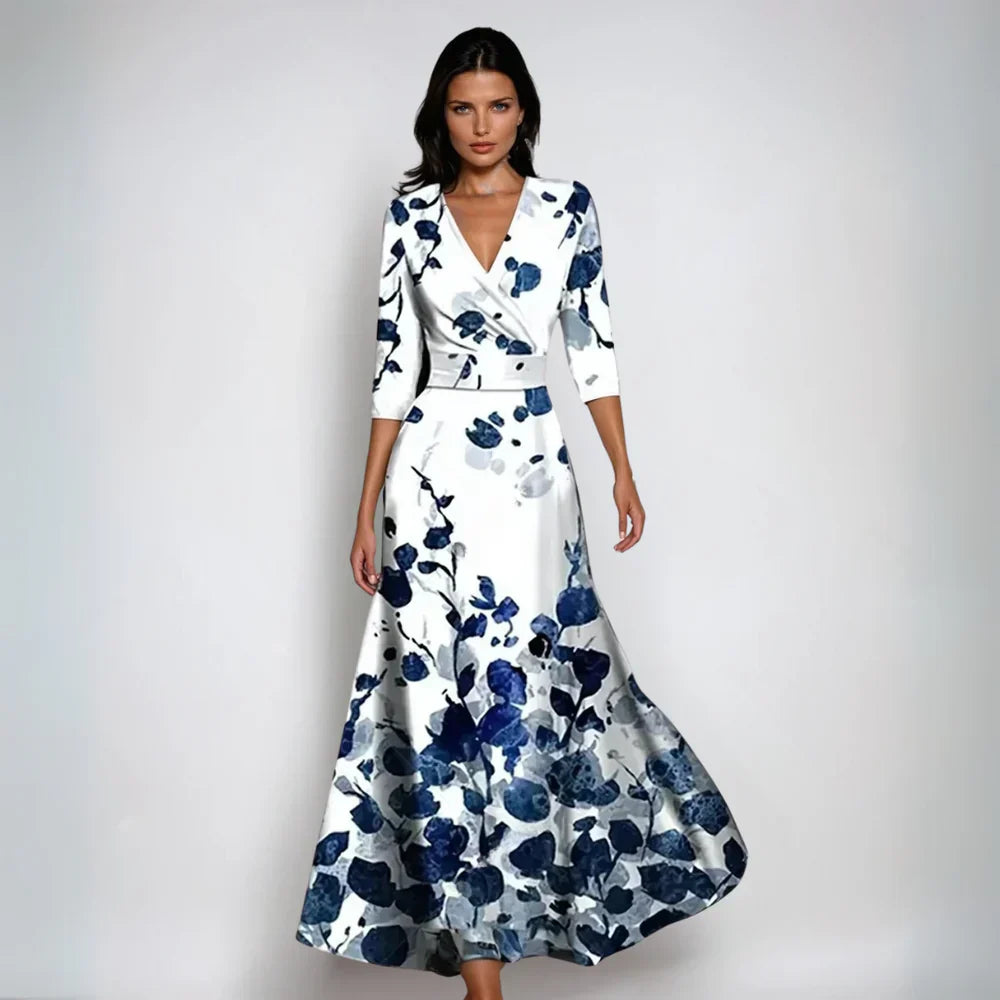 Emily™ | Stylish Floral Wrap Dress
