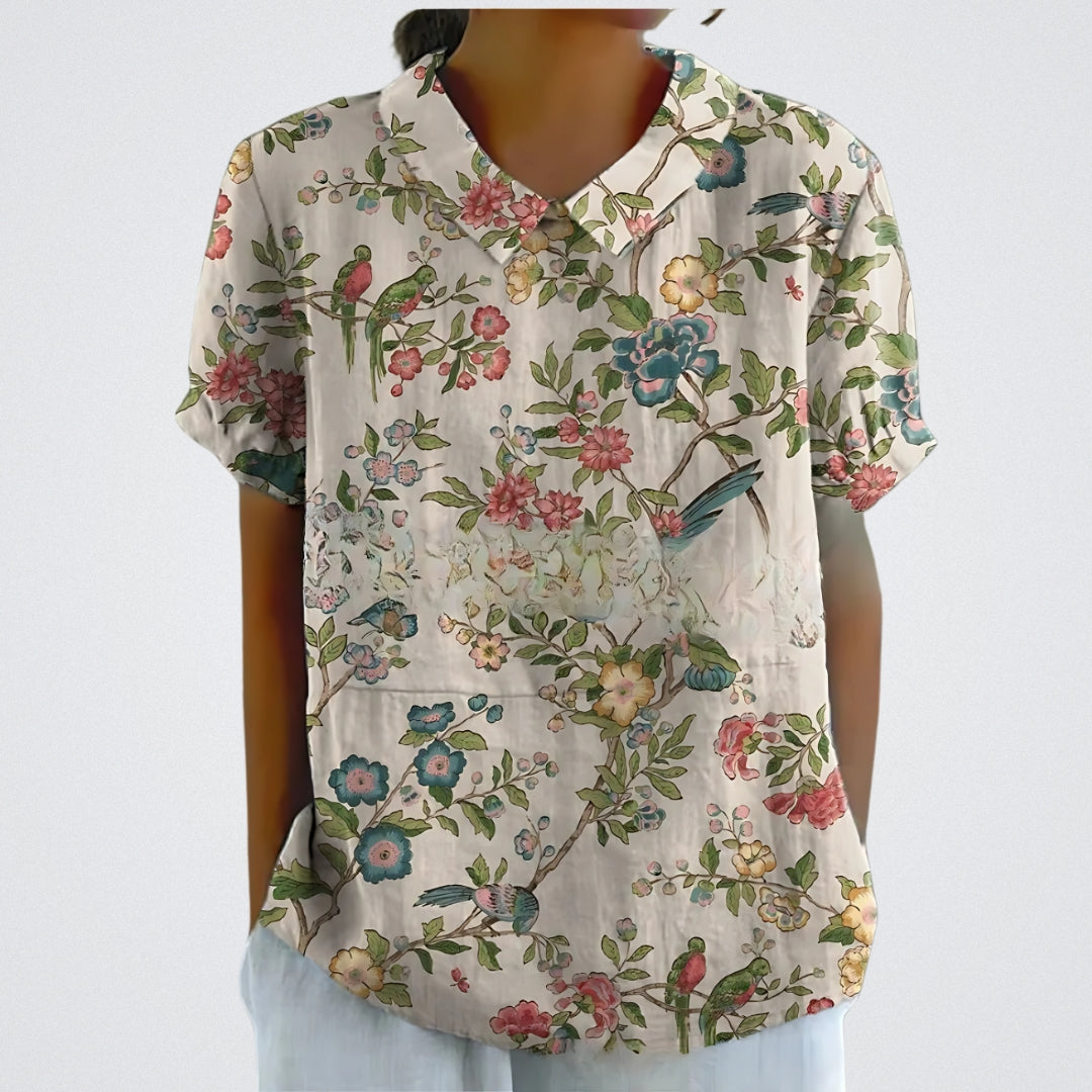 Florien | Bloemenblouse