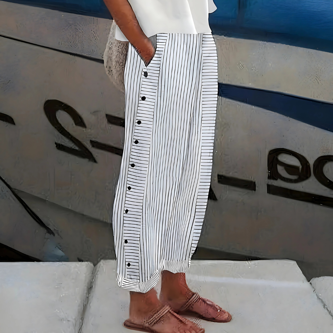 Elara | Comfortabele Broek met Zijzakken