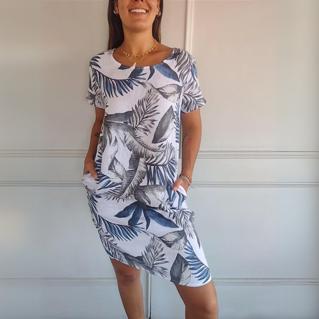 Elegance | Comfortabele Jurk met Ronde Hals