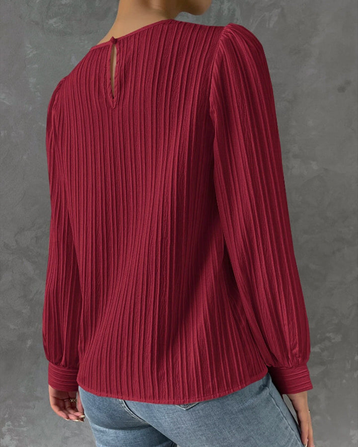 Eliza | Elegante Lantaarnmouw Blouse