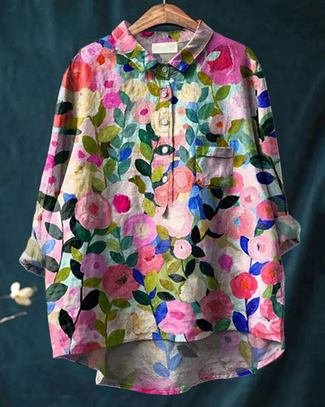 Amelia | Bloemenprint Blouse