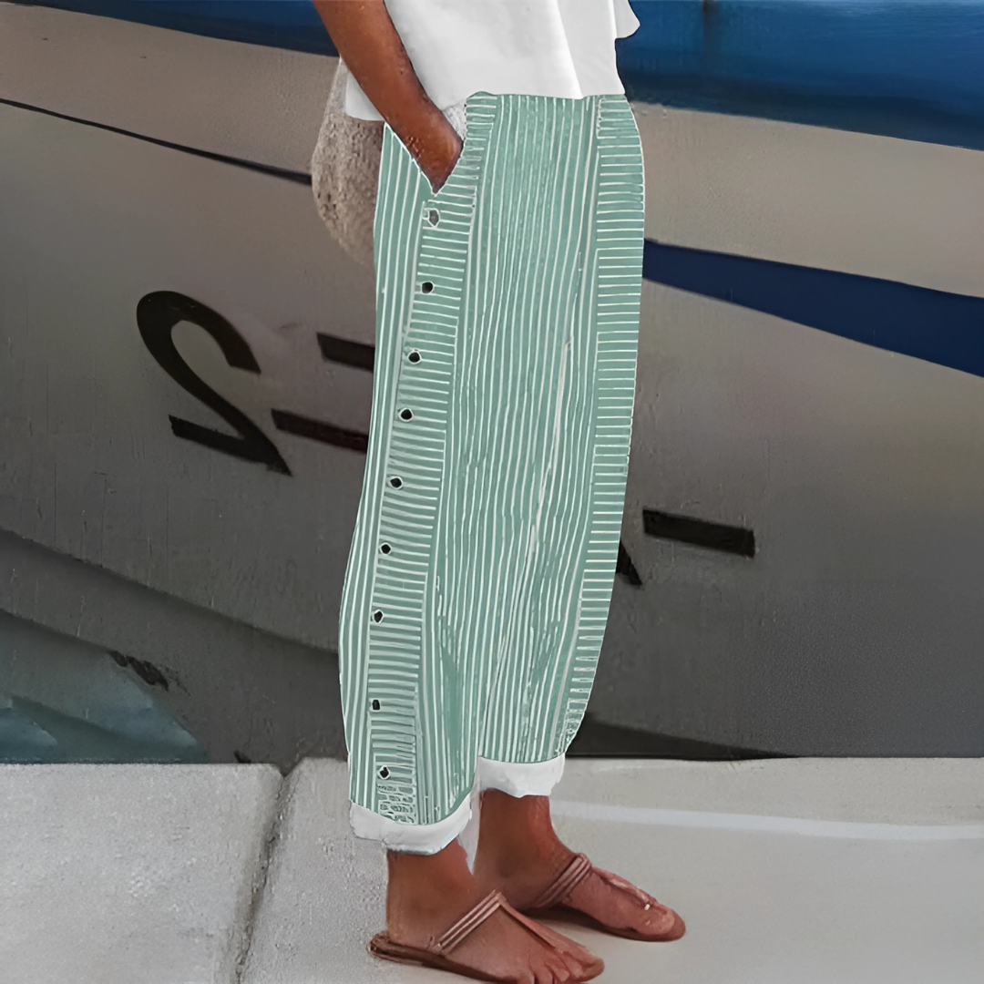 Mila™ | Broek met zijzakken