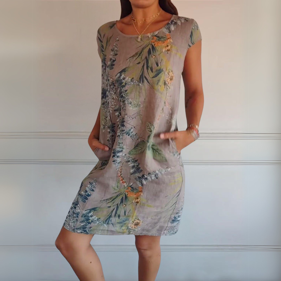 Elegance | Comfortabele Jurk met Ronde Hals