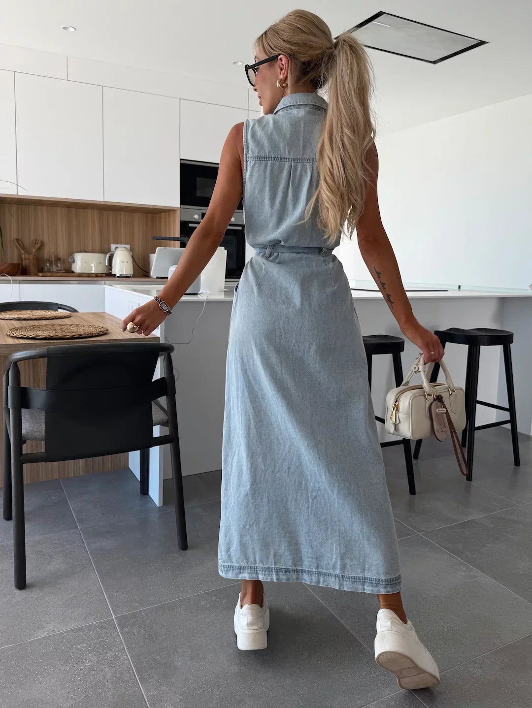 Elise | Maxi Denim Jurk