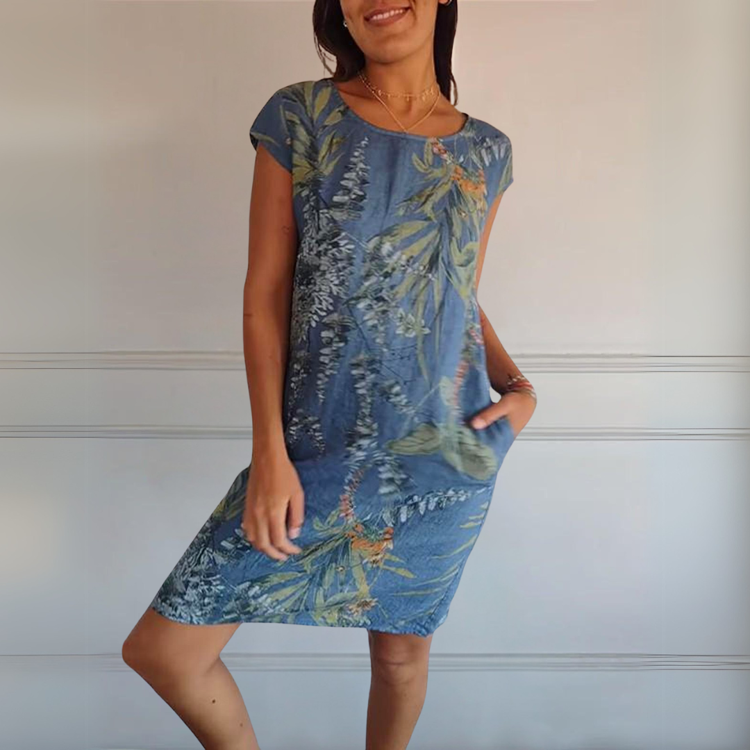 Elegance | Comfortabele Jurk met Ronde Hals