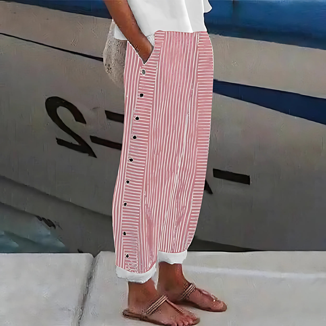 Mila™ | Broek met zijzakken