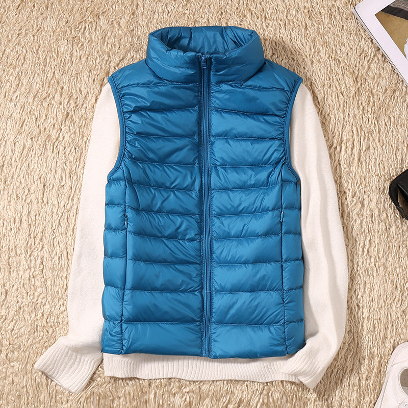 Galora™ | The new waterproof vest with white down