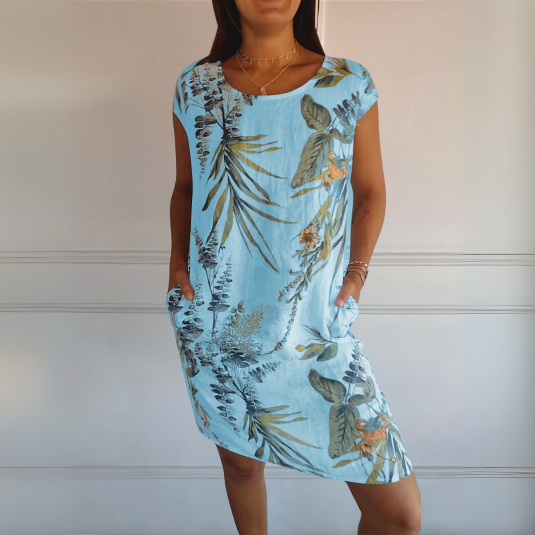 Elegance | Comfortabele Jurk met Ronde Hals