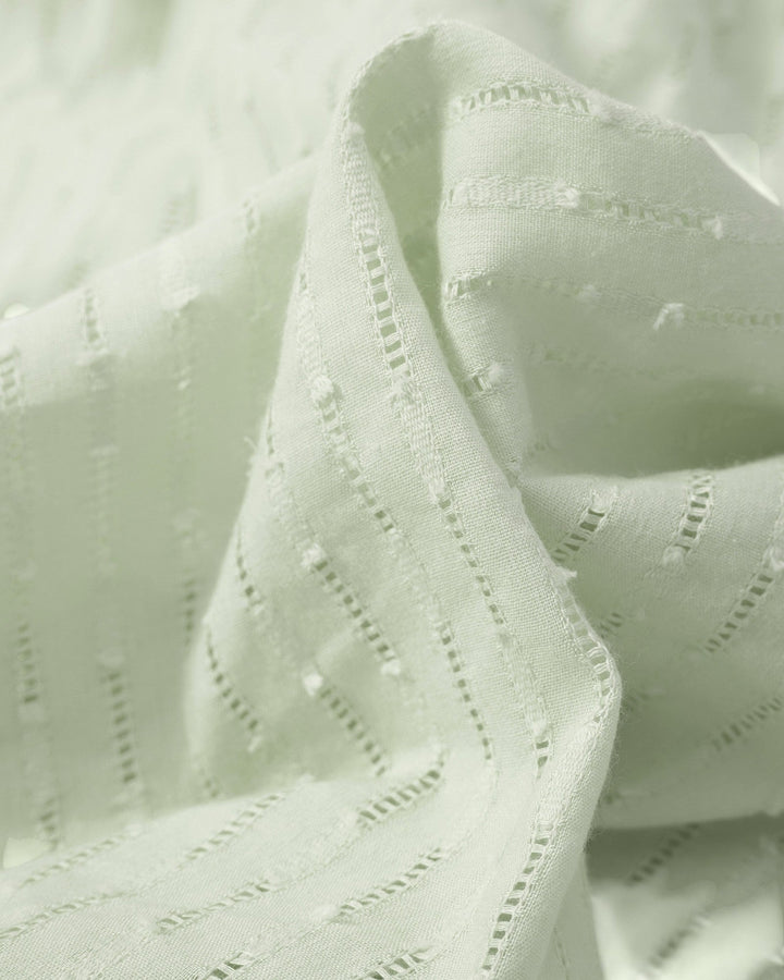 Lara™ – Midi Jurk met V-hals en Ruches Mouwen