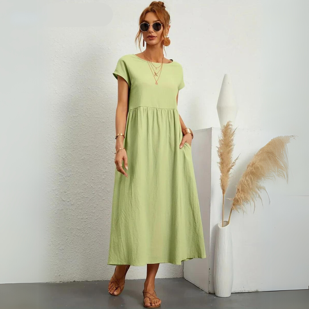 Ayla - Comfortabele alledaagse midijurk