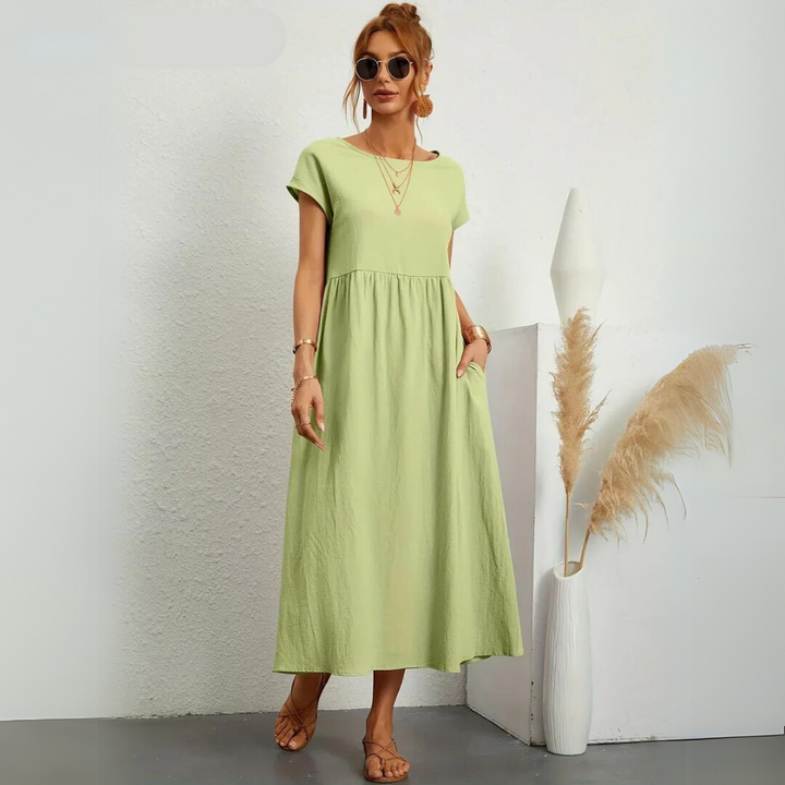 Ayla - Comfortabele alledaagse midijurk