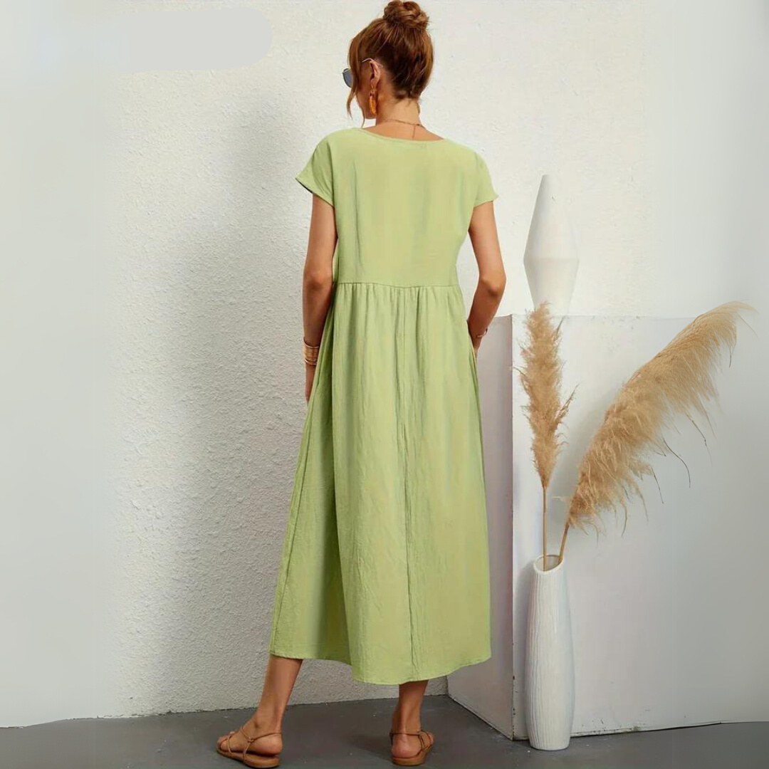 Ayla - Comfortabele alledaagse midijurk