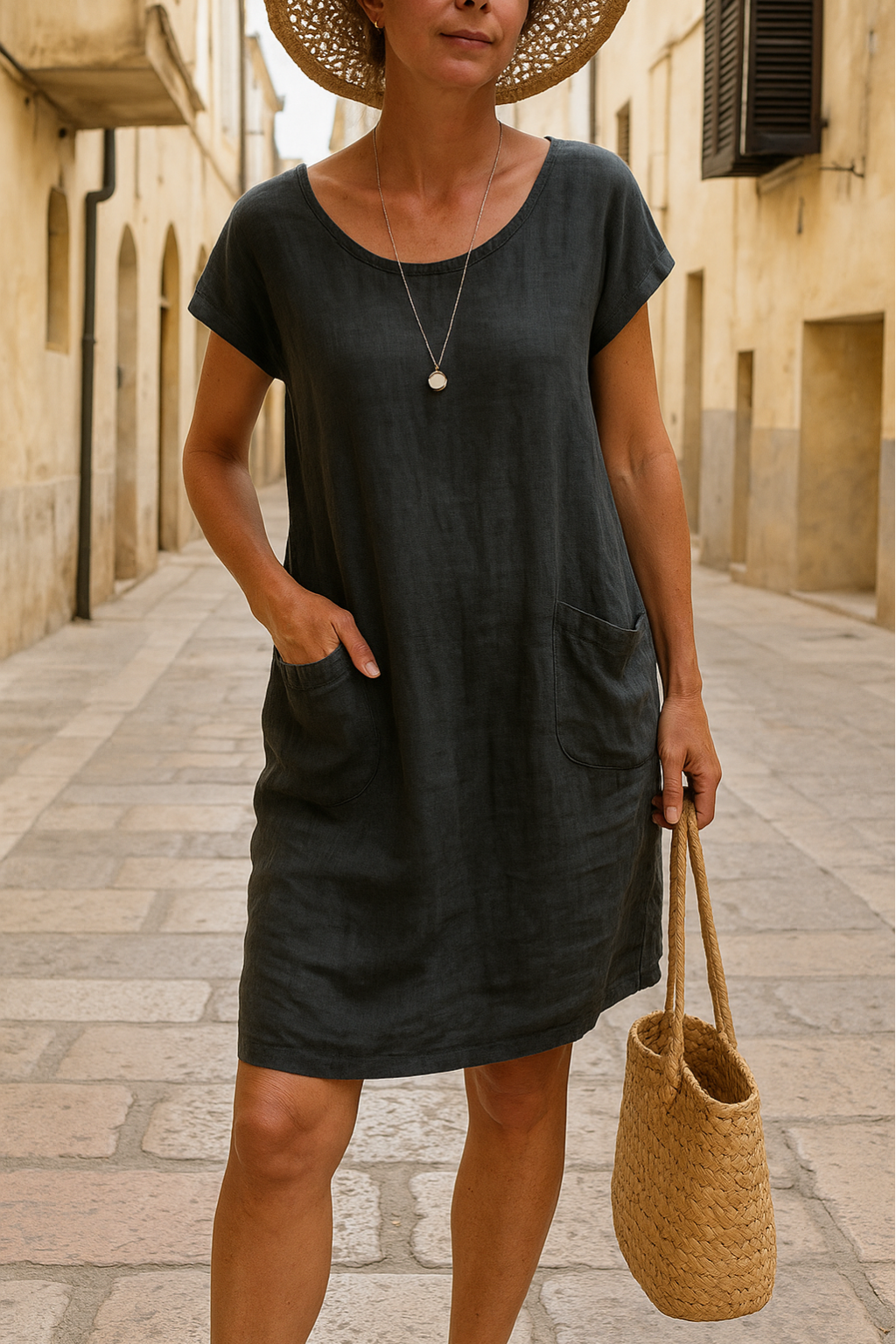 Evelyn | Elegante jurk met zakken