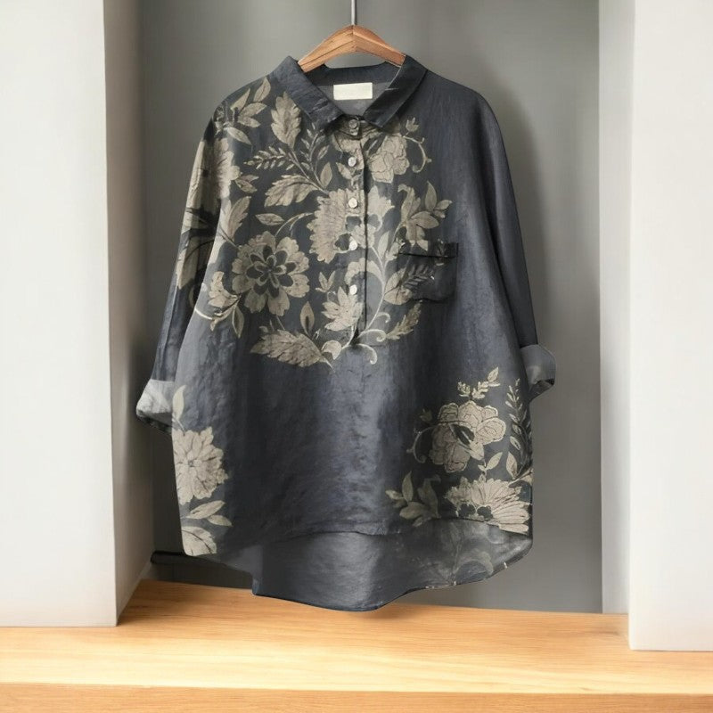 Laluna® | Klassieke Bloemenblouse