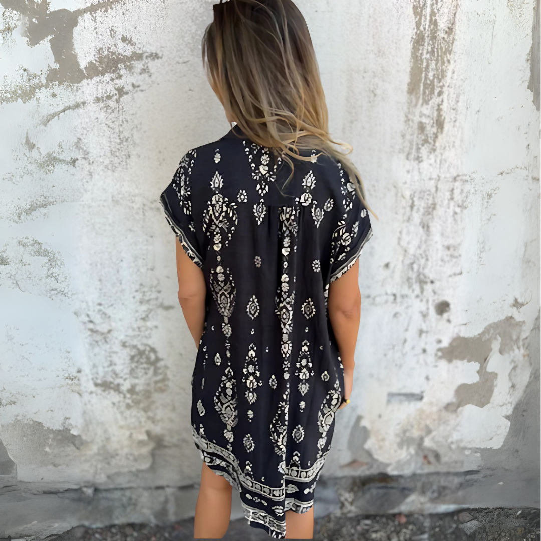 Aurora | Zomerse Jurk met Print