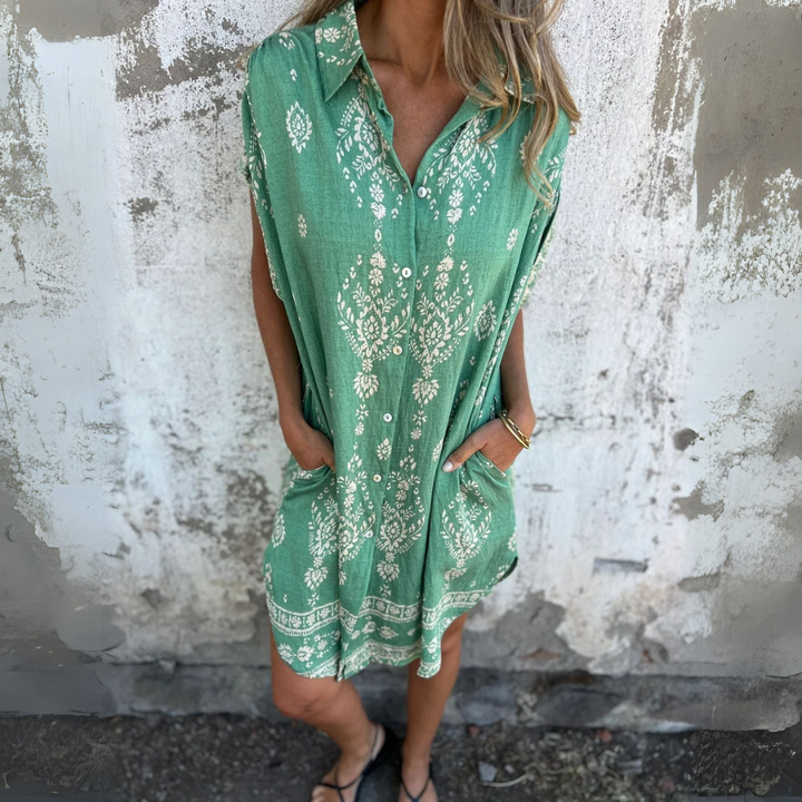 Aurora | Zomerse Jurk met Print