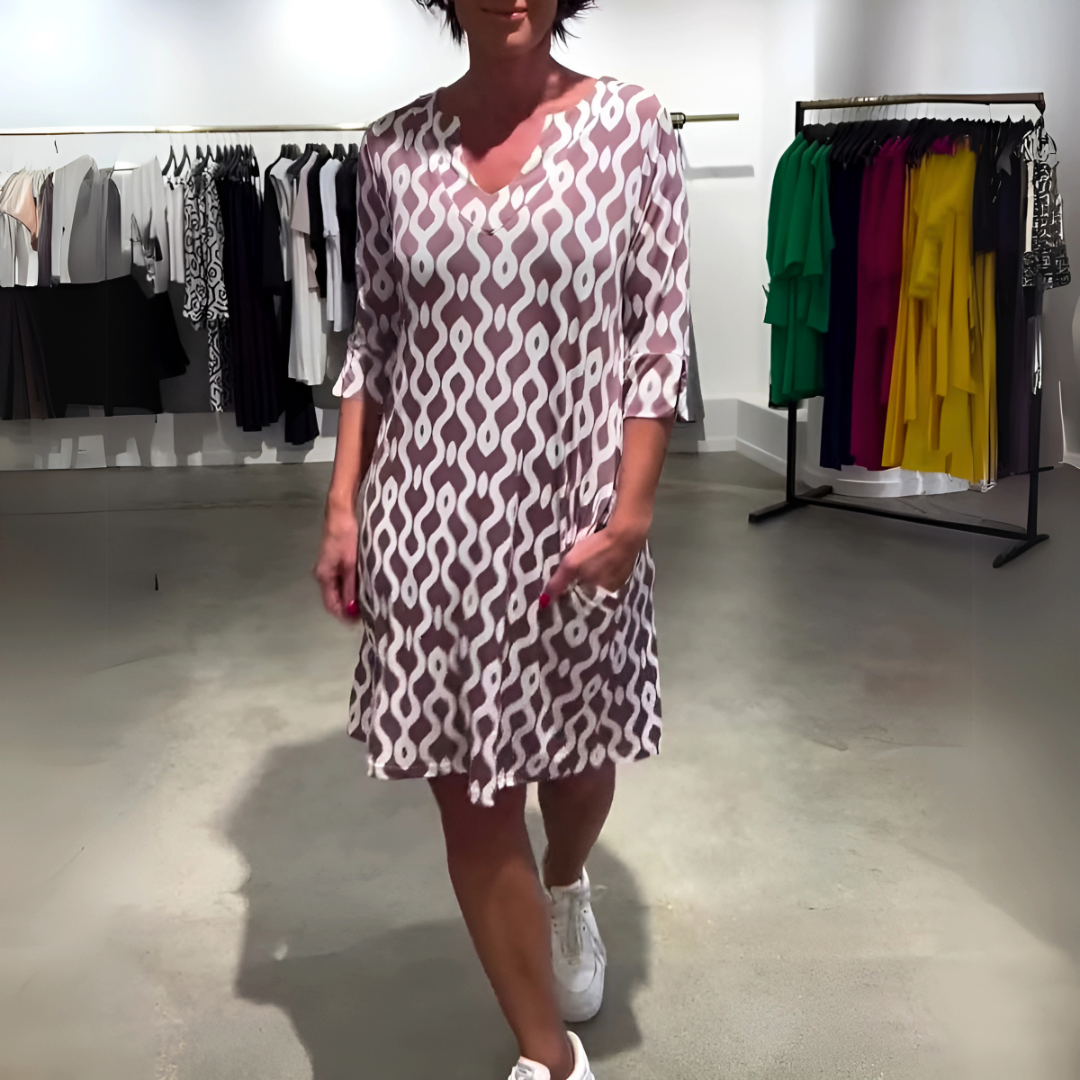 Sophia | Elegante V-hals Jurk