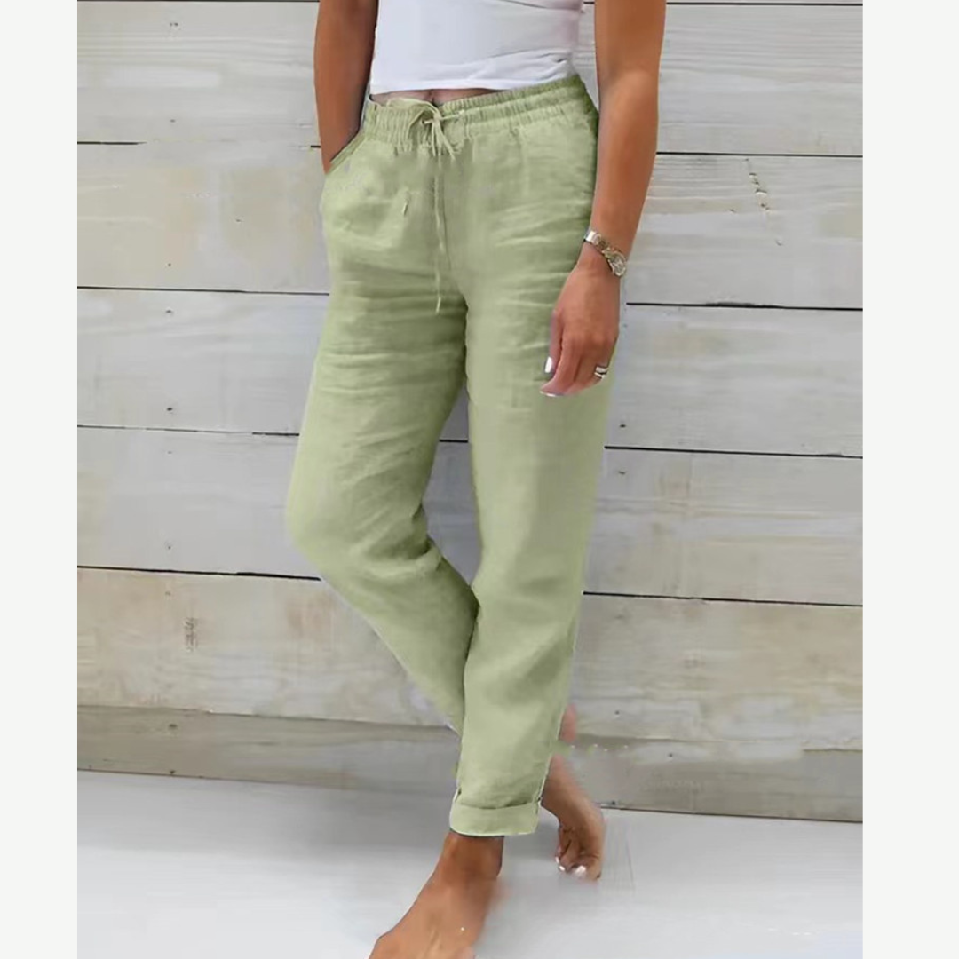 Effortless Coastal Style Trousers