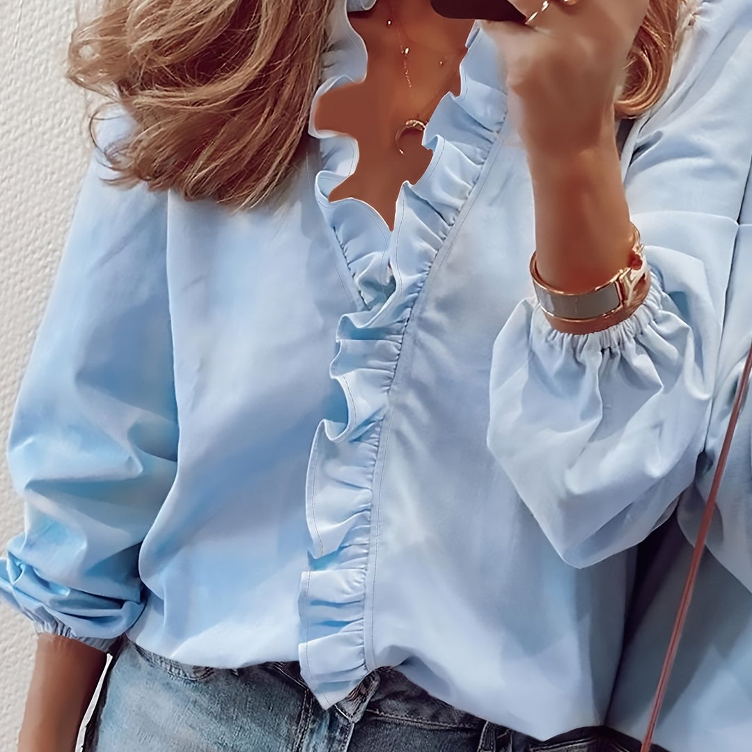 Flore | Blouse met V-hals