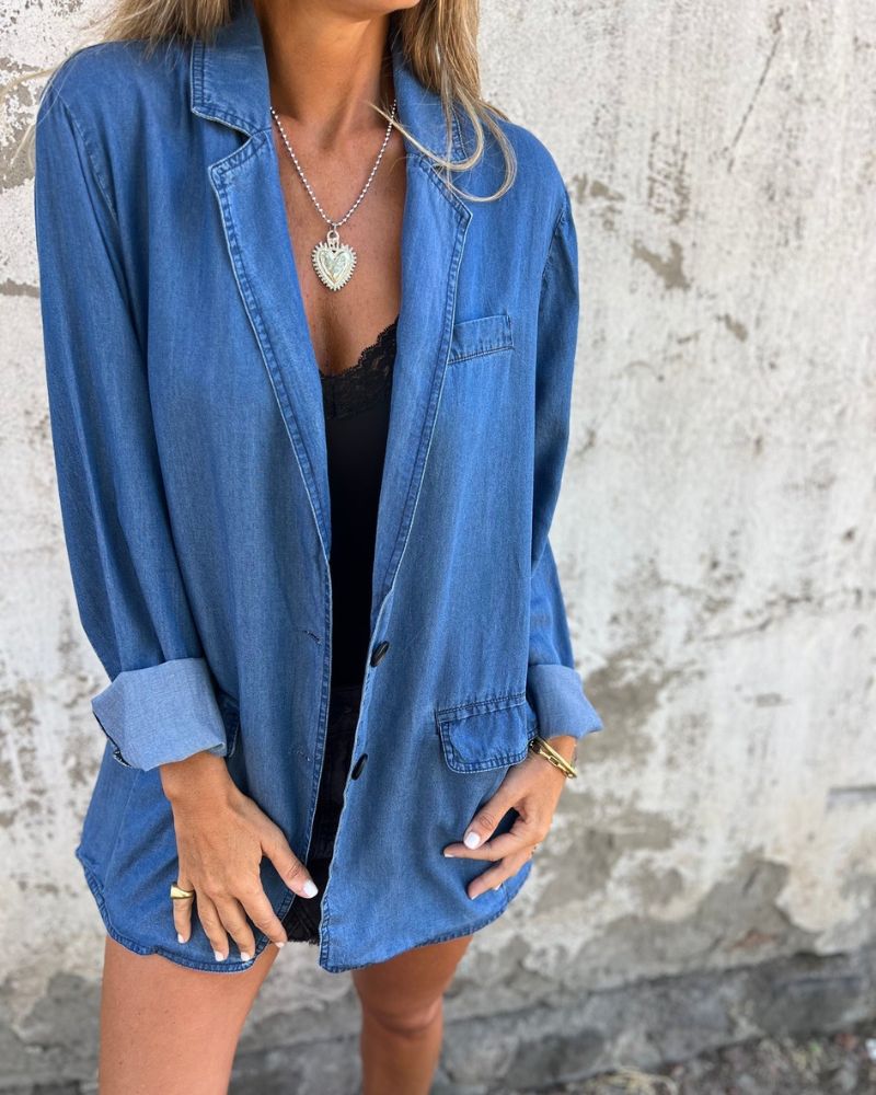 Celeste | Denim Blazer