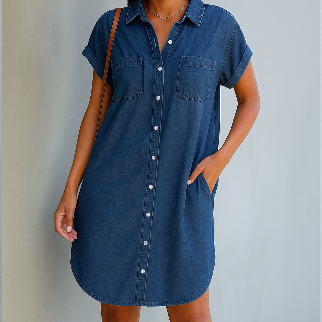 Sandra™ | Spijkerstof Blouse