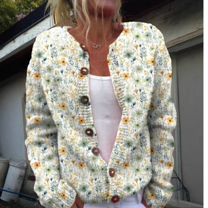 Iris | Vest met print