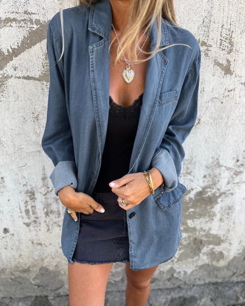Celeste | Denim Blazer