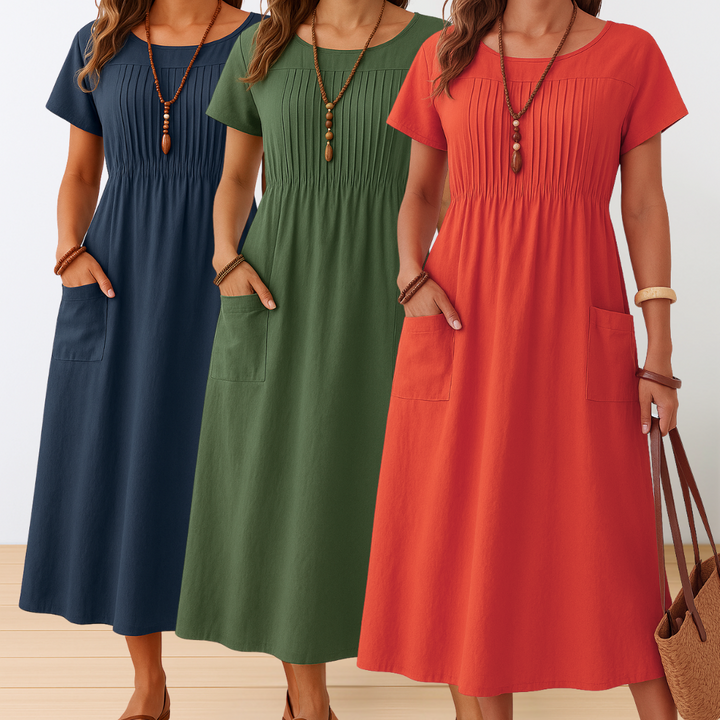 Julia | Elegante Jurk met Handige Zakken