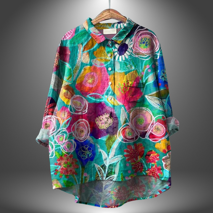 Laluna® Klassieke Bloemenblouses
