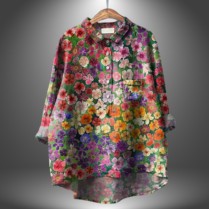 Laluna® Klassieke Bloemenblouses