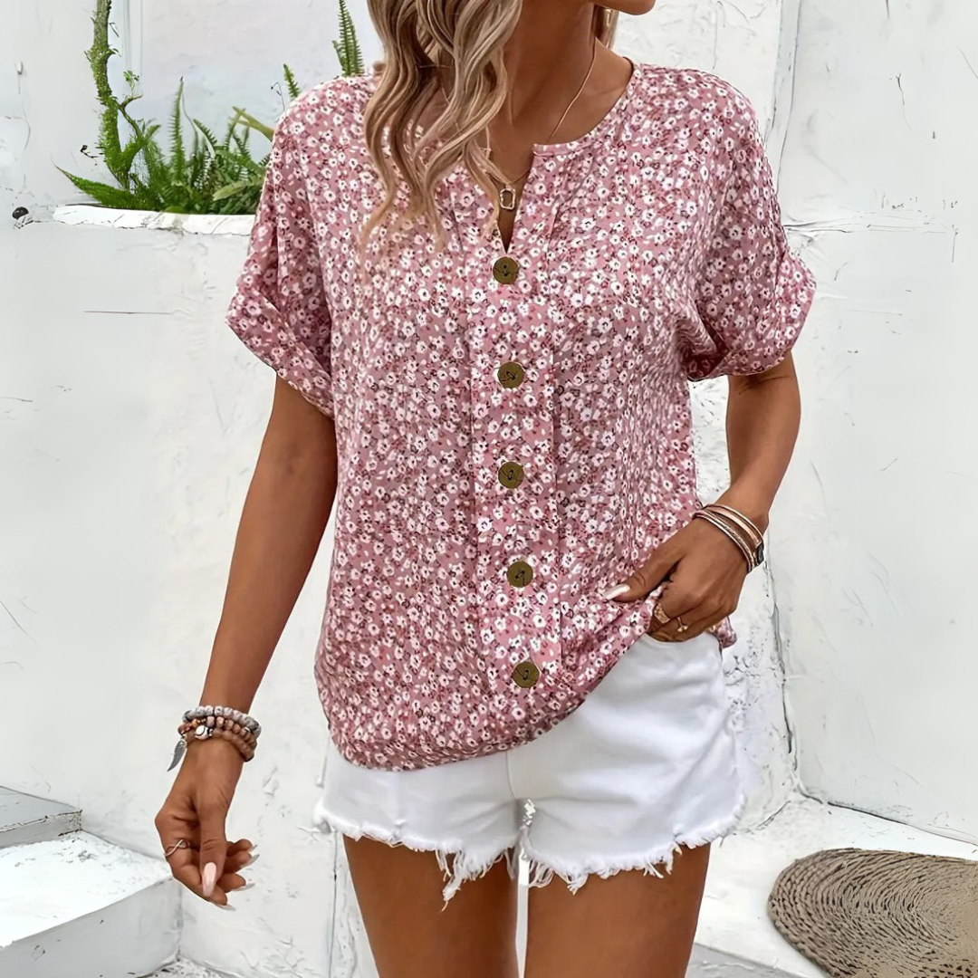 Joke™ | Stijlvolle zomer blouse met knopen