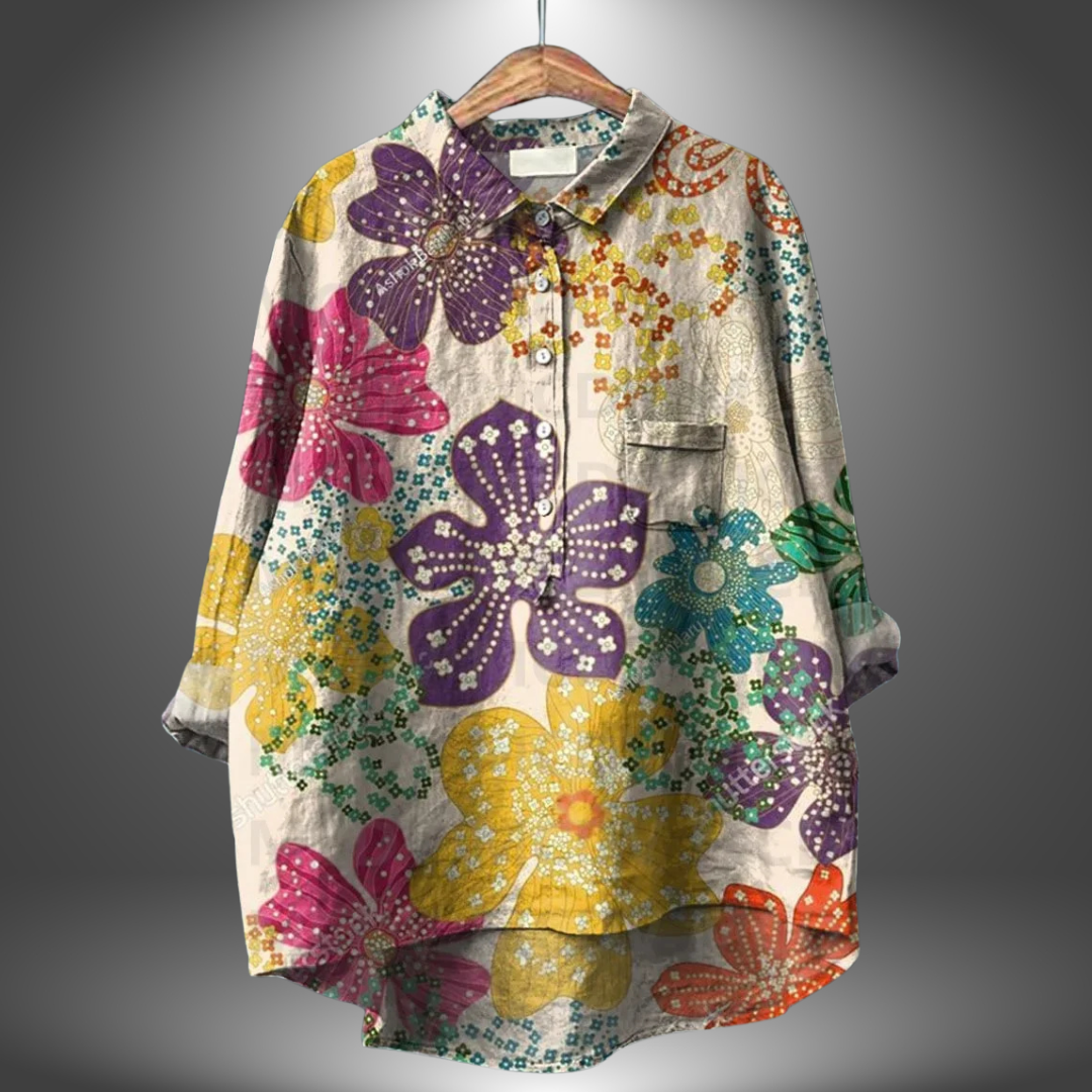 Laluna® Klassieke Bloemenblouses