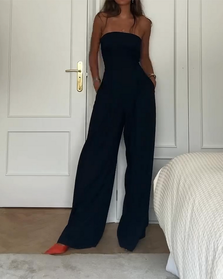 Aurélie™ | Elegante Off-Shoulder Jumpsuit