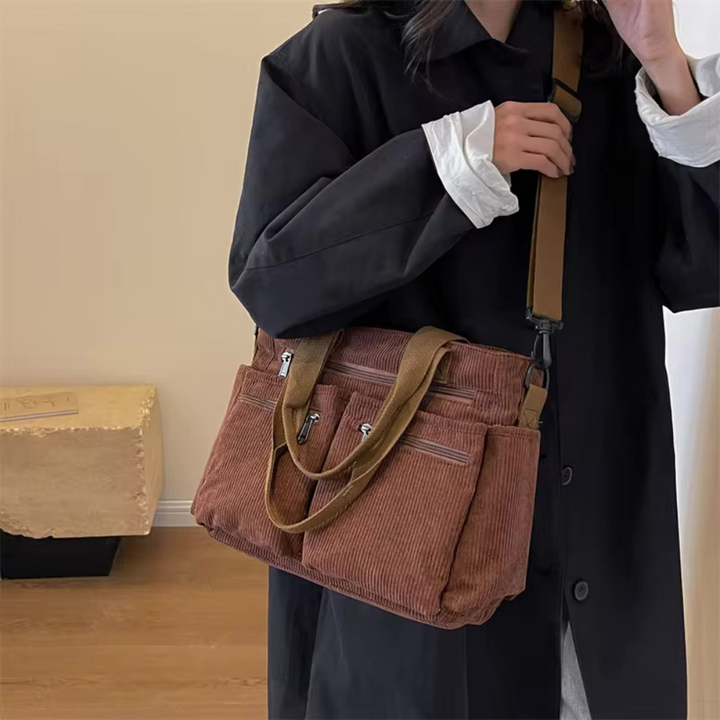 Elara™ | Corduroy Schoudertas
