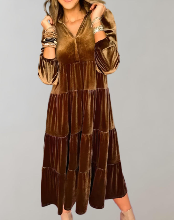 Florence | Comfortabele fluwelen jurk