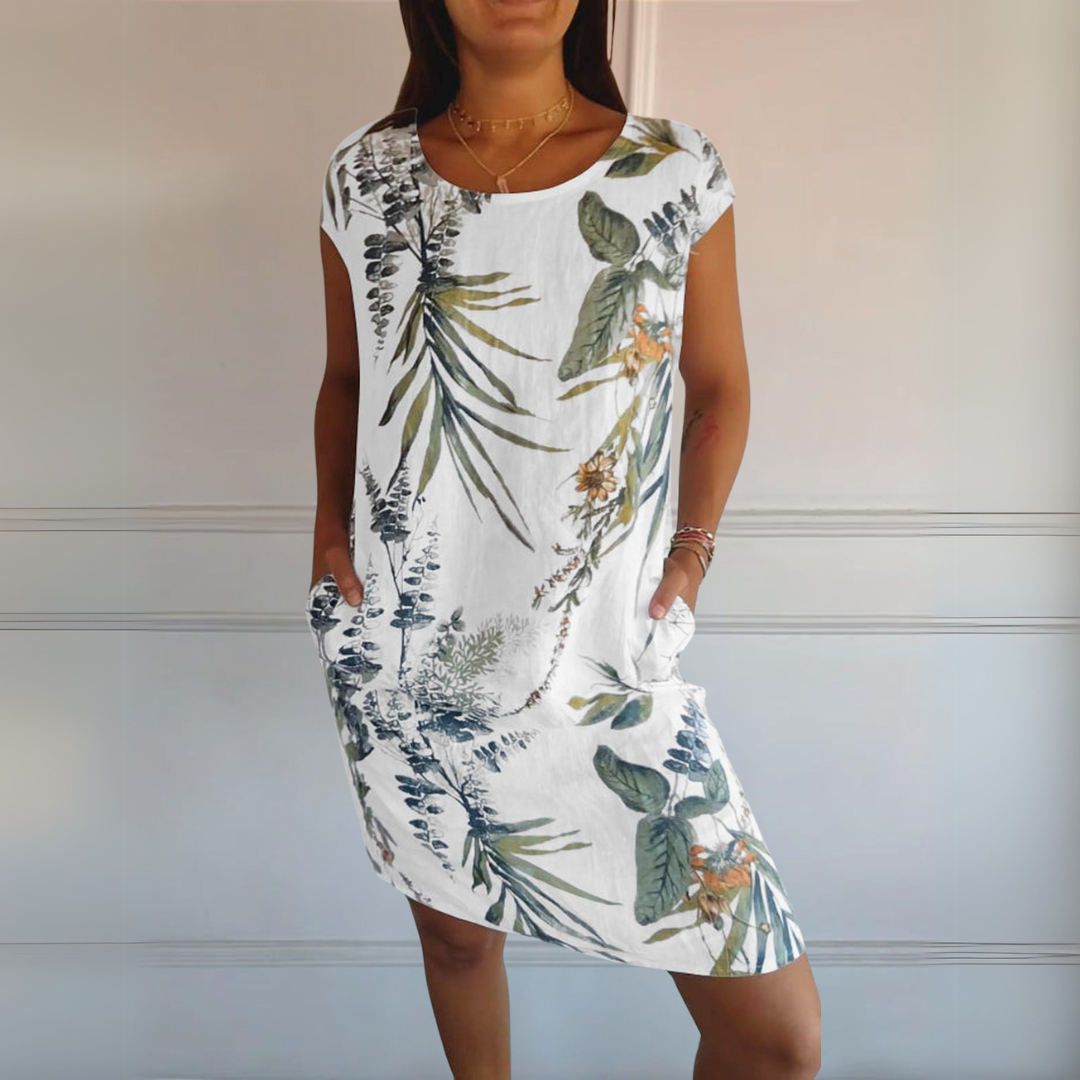 Elegance | Comfortabele Jurk met Ronde Hals