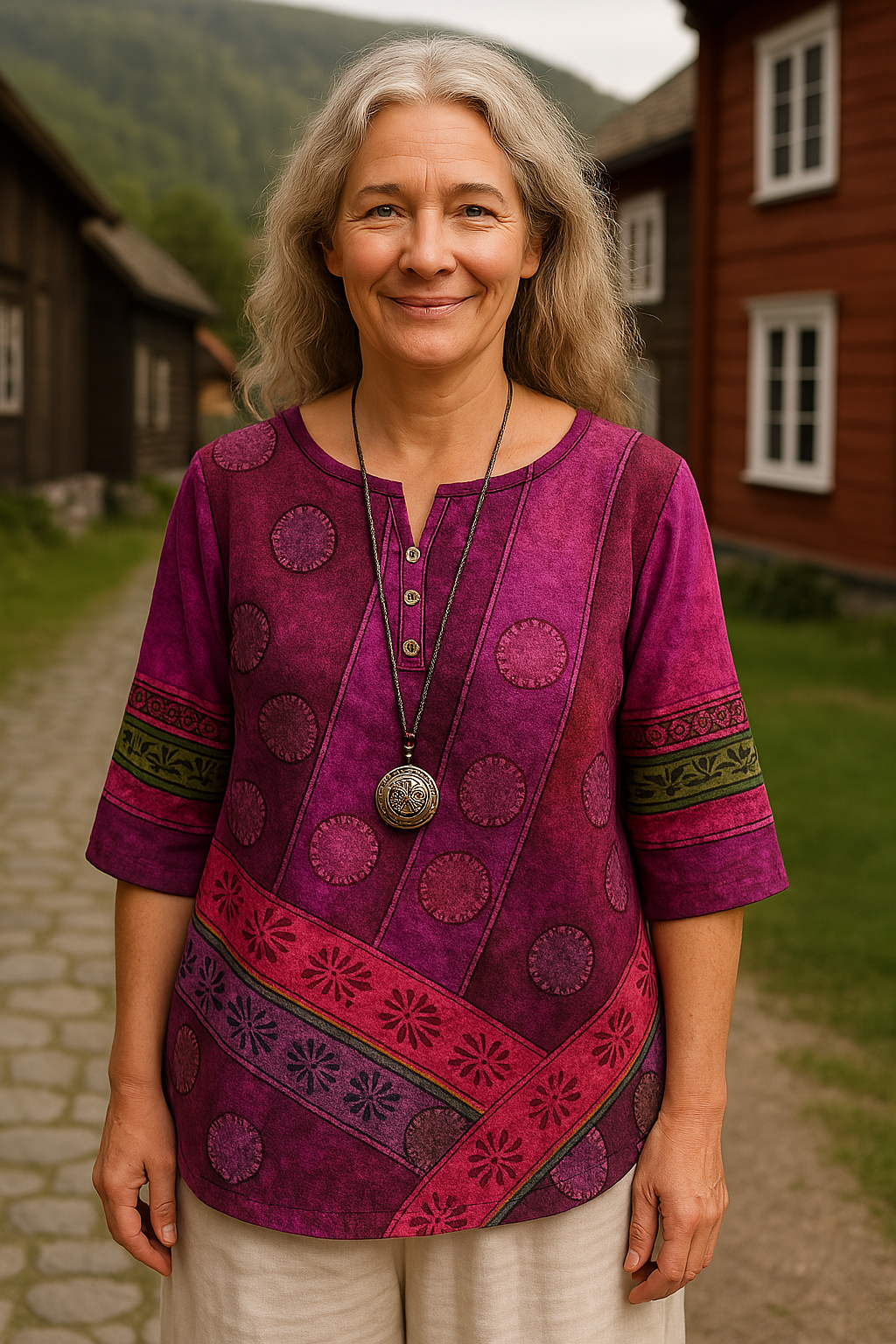 Felicity | Comfortabele en kleurrijke blouse