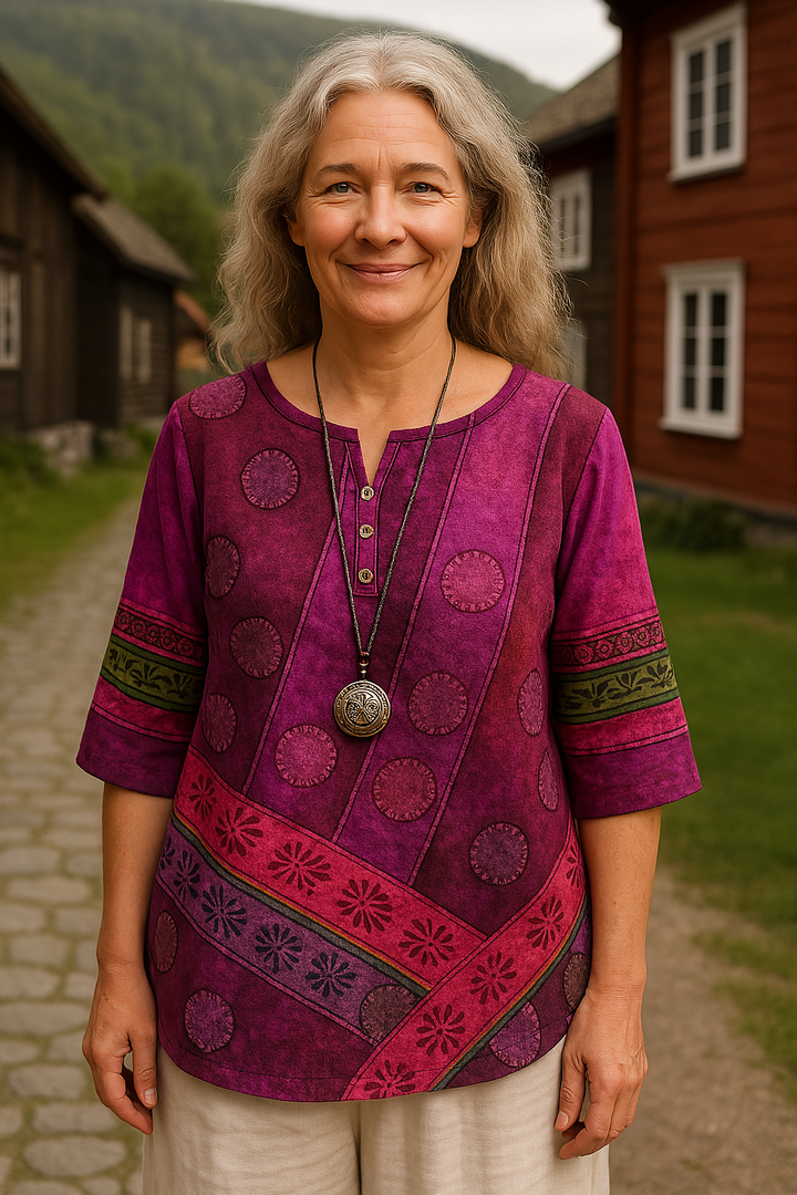 Felicity | Comfortabele en kleurrijke blouse