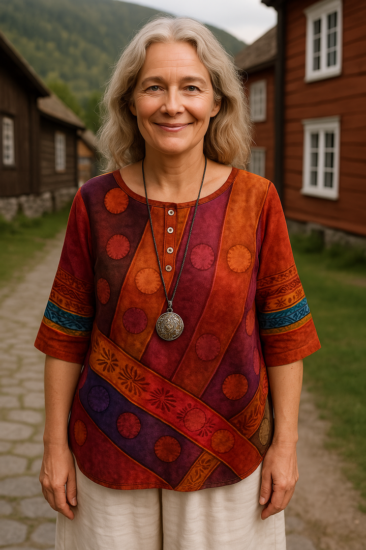 Felicity | Comfortabele en kleurrijke blouse