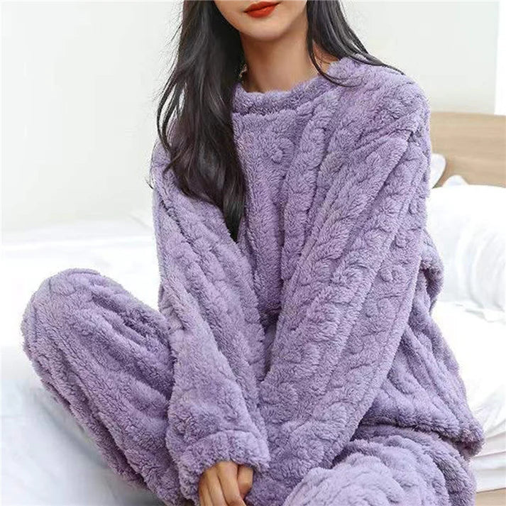Alyssa - Dames fleece pyjamaset